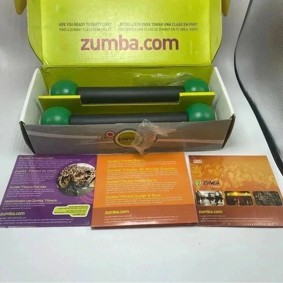 Zumba Fitness Join The Party Toning Weights Sticks - Picture 1 of 6